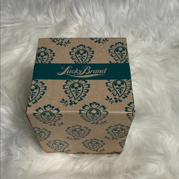 Lucky Brand Gold Fortune Cookie Earrings - Picture 2 of 2